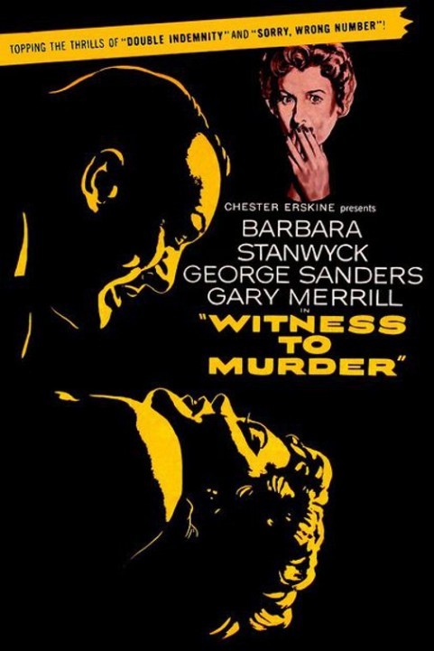 Witness to Murder (1954) poster