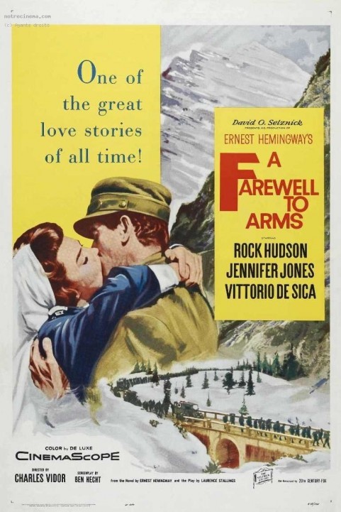 A Farewell to Arms (1957) poster