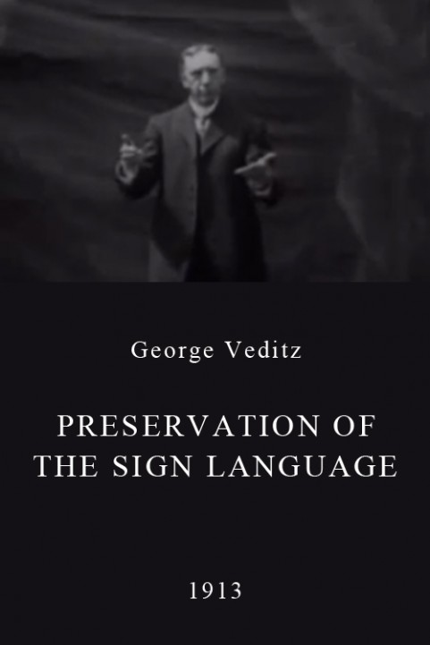 Preservation of the Sign Language poster