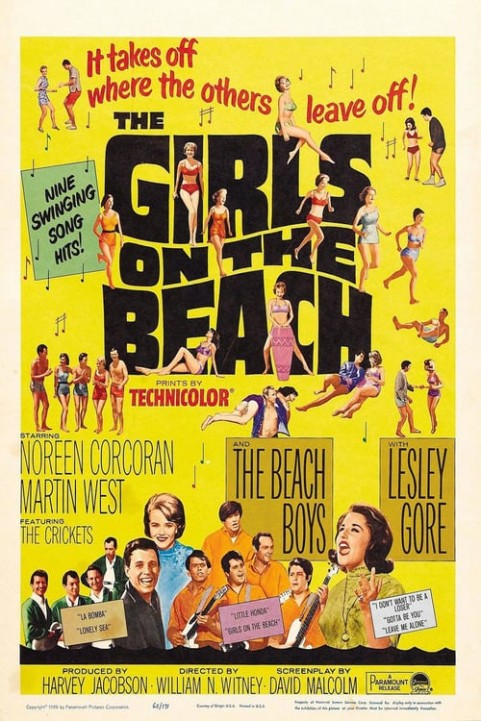 The Girls on the Beach poster