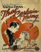 That Certain Thing poster